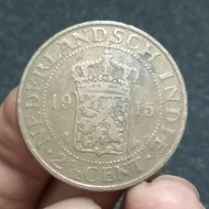 UANG KUNO 2 1/2 CENT TAHUN JARANG 1915