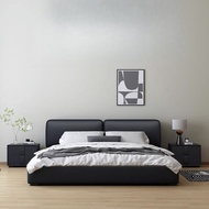 Homie เตียงนอน fabric bed Bedroom pu Furniture เตียงติดพื้น 1.5m 1.8m HM2020