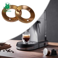 [Kesoto] 2Pcs Espresso Burrs 64mm Coating Surface Replacement Parts Stainless Steel High Milling Esp