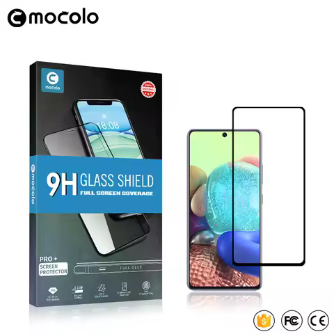 Mocolo Oleophobic 2.5D 9H Full Screen Tempered Glass Film On For Samsung Galaxy A71 A51 A21s M51 M A