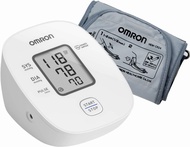 Omron Hem 7121J Fully Automatic Digital Blood Pressure Monitor with Intellisense Technology &amp; Cuff Wrapping Guide Most Accurate Measurement (White) (Power Source - Battrey)