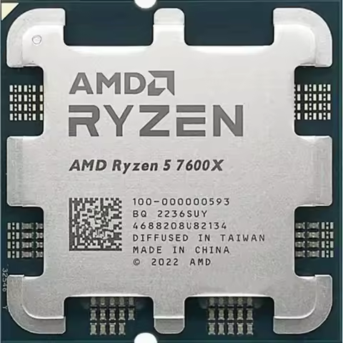 Ryzen AMD Used 5 7600X R5 7600X Six-Core Twelve-Thread 4.7GHz 5NM 105W L3/32MB Socket AM5 Processor
