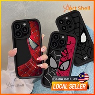 Phone Case Marvel Cool Spider-Man Eyes For iphone 11 12 13 14 15 Pro Max Casing silicone xr xs Max 7 8 Plus 11Pro 13Plus