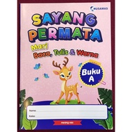 SAYANG PERMATA BUKU A-MARI BACA, TULIS & WARNA (NUSAMAS)