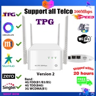 M1 TPG StarHub Singtel Mobile SIM card data 300Mbp Portable/Wireless Router 4G SIM Data Wifi Router LTE Router Unlocked Broadband wifi Mobile Hotspot Ethernet Port CPE Modem Gateway (Support TPG)