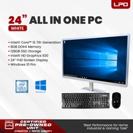 LPO Hailan All in One PC Intel Core i5-7400 3.00Ghz 8GB DDR4 128GB SSD Intel HD 630 24" FHD Windows 