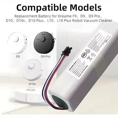 14.4V 12800mAh Replacement Battery 4S2P-MMBK P2150-4S2P-XWDLS For Xiaomi Mijia Vacuum Cleaner Dreame