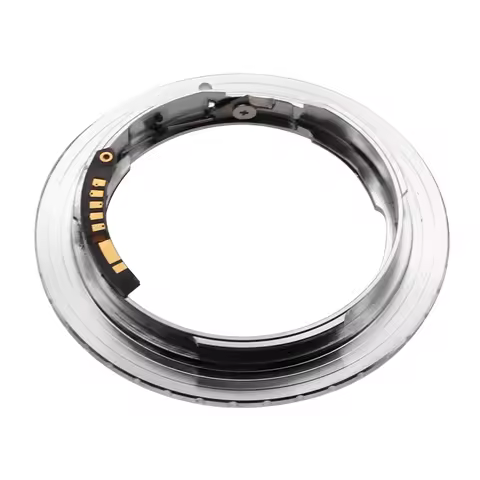 Nik F - EOS EF Mount Adapter Ring With Focus Assist Chip for Nikon F mount Lens for Canon EF EF-S mo