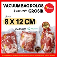 Vacuum bag type plastic delkochoice food vacuum plastic 8x12 cm