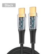 KUULAA USB Type C tp Type C Cable PD 100W for iPad Pro 2021 2020 USB C to USB Type C Cable PD 4.0 for Samsung Xiaomi Redmi USBC to USBC Cable for Laptop MacBook Transparent Cable asd