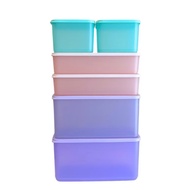 Tupperware Cool Storage Box Set (3.1L*2 + 1.4L*2+1L*2) Tupperware