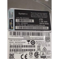 49Y6003 49Y6002 LENOVO 4TB 7.2K 6Gbps NL SATA 3.5in G2HS HDD