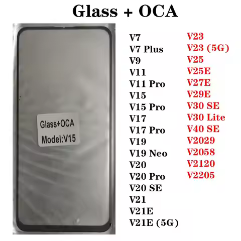 For Vivo V7 V9 V11 V15 V17 V19 V20 V21 V21E V23 V23E V25 V27E V30 V40 Pro SE Lite Neo Touch Screen F