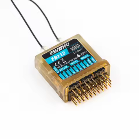 FlySky FBr12 12 channel waterproof enhanced receiver applied to transmitter PL18/NB4/NB4 Lite suppor