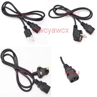 AC Power adapter To IEC C13 Kettle Lead Cable 2 3 Pin for PC Monitor TV electrical US EU UK Plug sup