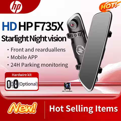 HP car camera dash cam camera HD night vision WiFi DVR video loop video parking monitoring car dashc