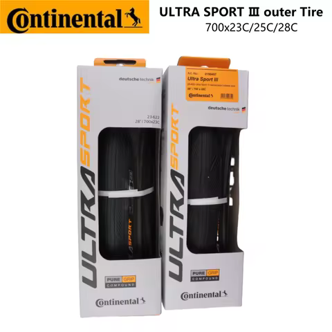 Continental ULTRA SPORT Ⅲ Folding Road Tire 700x23C/25C/28C Ultra Light Beginner Training Stab Preve