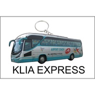 klia coach, airport liner, airport shuttle keychain 2d