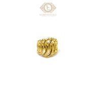 SABIHAHGOLD Ring Fashion 916/22K Original Gold (GR0000877)