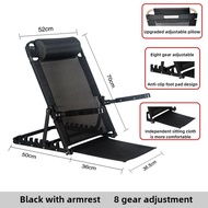 Foldable Bed Back Chair Cushion Seat Deck Chair Portable Student Sedentary Chair Tatami Lazy Sofa Er