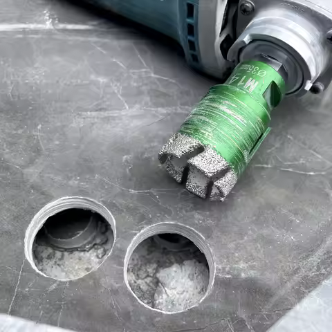 Diamond Dry Drill Bit M14 Thread Hole Saw Drilling Core Bit For Ceramic Tile Granite Marble 6-68mm C