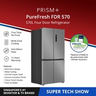 PRISM+ PureFresh FDR 570 | 570L Four Door Refrigerator| True Total No-Frost | Multi-Zone Cooling [De