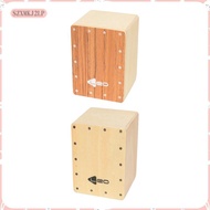 [szxmkj2lp] Wooden Cajon Box Drum, Hand Drum, Percussion Portable Professional Wood Percussion Instr