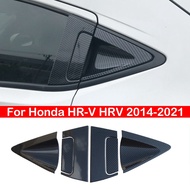 For Honda HR-V HRV Vezel 2014-2021 Carbon Fiber Chrome ABS Car Door Bowl Handles Cover Trim Protector Sticker Accessories Auto
