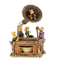 Factory Store Music Box Crafts Record Record Player Gifts Gramophone Decoration Ornaments Resin Musi
