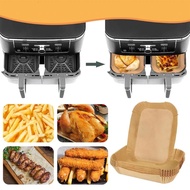 กระดาษซับมันอบหม้อทอด Air Fryer สี่เหลี่ยมกระดาษซับหม้อทอด Air Fryer กระดาษกันน้ำมันหม้อทอด Air Frye