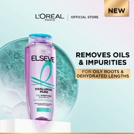 'L'Oreal Paris Elseve Hyaluron Pure 72H Purifying Shampoo for Fresh Scalp & Hydrated Hair, Removes O