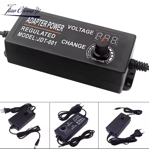 Adjustable Power Supply AC DC 220V To 3V 5V 6V 9V 12V 15V 18V 24V 1A 2A 3A 5A Power Supply Adapter 1