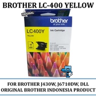 tinta brother lc-400 ink tinta original brother (yellow)
