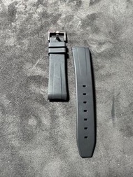 Rubber B M106 black 黑色 GMT 錶帶 20mm