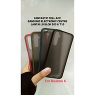 Case Color Doff Matte Transparan Softcase Case Warna Realme 6