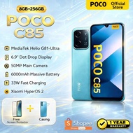 POCO C85 Smartphone (8GB+256GB) – 6.9" Display | 50MP AI Camera | 6000mAh Battery
