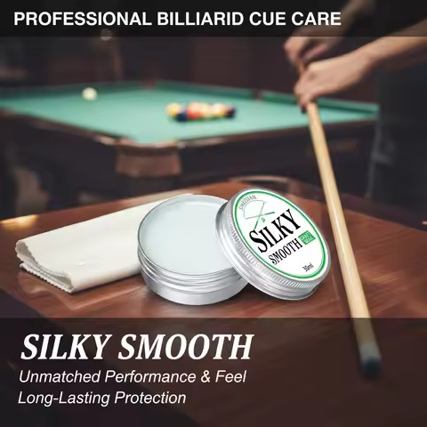 Billiard Accessories 30ml Cue Shaft Wax Pool Stick Wood Conditioner Polishing Cleaner for Silky Smoo
