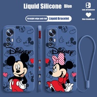 For Honor 90 Lite 70 50 90 20 10 Lite 8X Max X6a X9a Mickey Mouse Cartoon Soft Liquid Silicone Full 