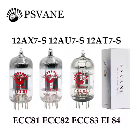 PSVANE Tube Ecc83 Ecc82 Ecc81 El84 12ax7-s 12au7-S 12at7-s El84-s Matching Pair for Vacuum Tube Ampl