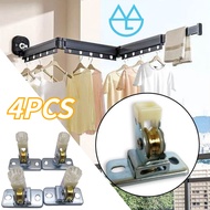 4PCS Clothesline Hoist Pulley Clothesline Pulley/ Clothesline Pulley Small Pulley for Cage Hoist Pul