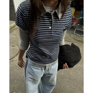 Striped polo shirt - Aufra studio