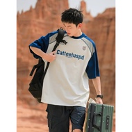 【✅READY STOCK🇲🇾】400gsm 100% Cotton Unisex Oversized T-shirt plus size Couple Tees baju lelaki现货纯棉重磅宽