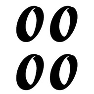 3 INCHES STICKER NUMBER - STYLE 3 (A5 SIZE) FOR BALLOON PLATE NUMBER BOBO BALLOON TRANSPARENT