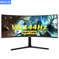 ♦MUCAI 34 Inch Monitor 144Hz VA WQHD Desktop Wide Display 21:9 WLED Gamer Computer Screen 1500R ✪ⓞ