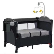 Multifunctional Portable Infant Baby Cot Baby Playpen Travel Cot Bed Double-deck Playpen Babycot