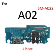 เครื่องชาร์จหัวเชื่อมปลั๊ก USB แท่นชาร์จบอร์ดเฟล็กซ์สายสำหรับซัมซุง Galaxy A01 A02 A11 A12 A22 A31 A32 4G 5G อะไหล่ซ่อม