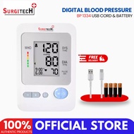 Surgitech Digital Blood Pressure Monitor BP 1334 with USB CORD AND BATTERY