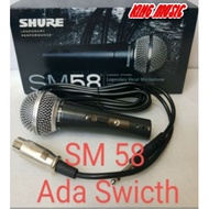 SM Shure Sm58/SM58SK Cable MIC With SWITCH