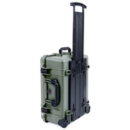 Pelican Color Case OD Green Pelican 1560 case, with Black Handles & latches. Comes Empty with Wheels