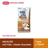 MilkLife UHT Kids Classic Chocolate Milk - Susu Rasa Coklat 115ml